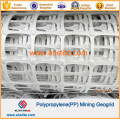 White Color PP Mining Geogrid with Flame-Retardant